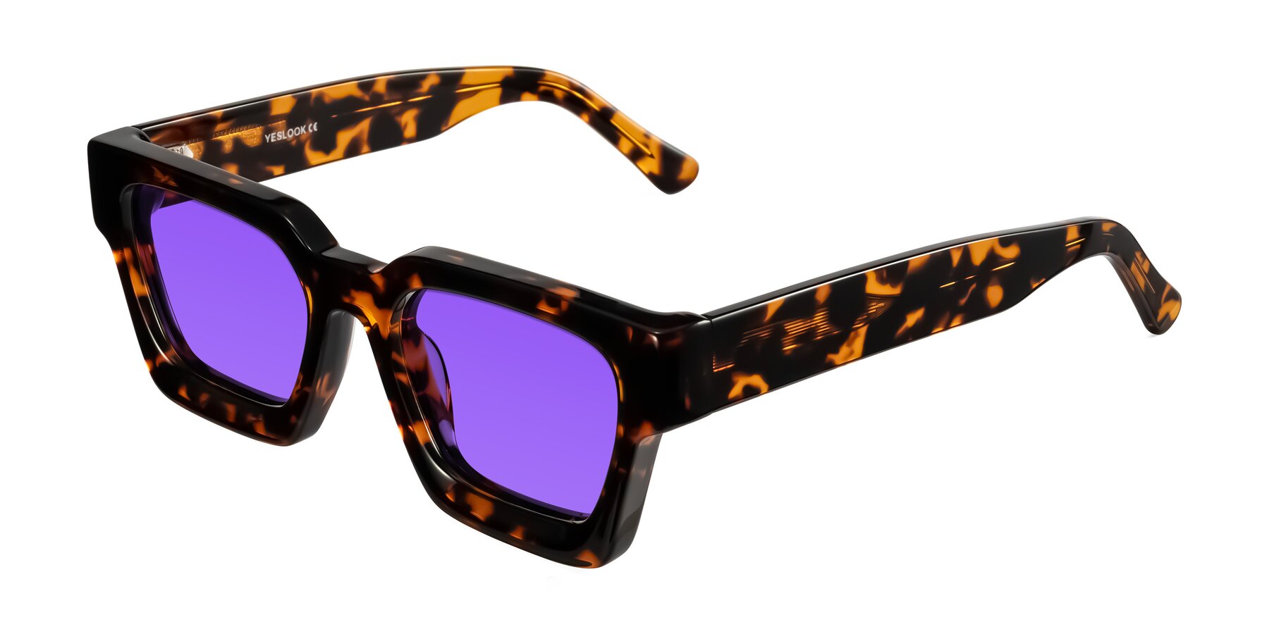 Angle of Powers in Tortoise with Purple Tinted Lenses