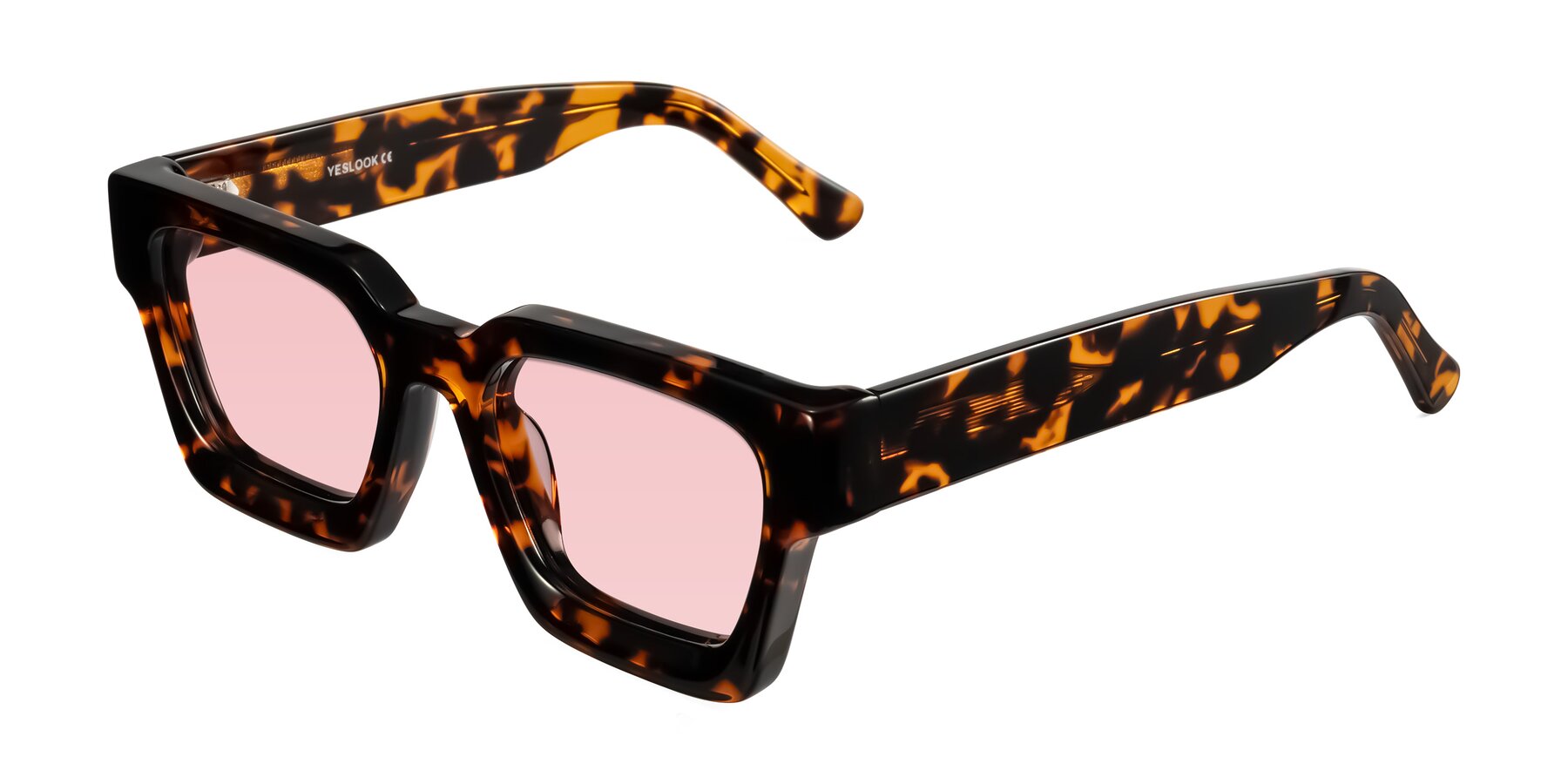 Angle of Powers in Tortoise with Light Garnet Tinted Lenses