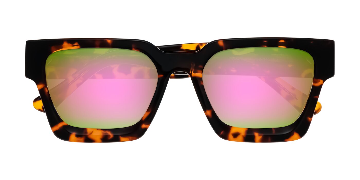 Powers - Tortoise Flash Mirrored Sunglasses
