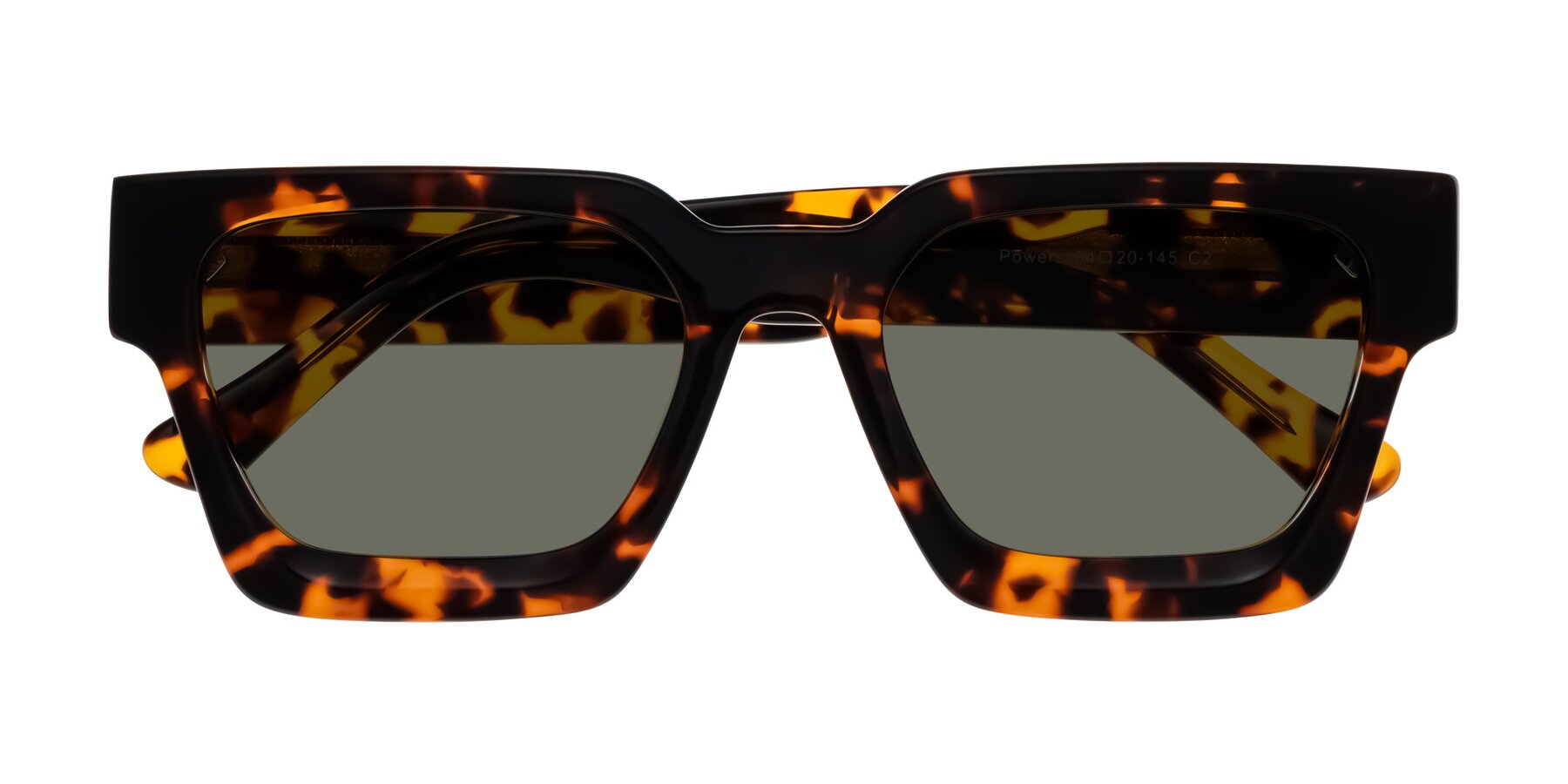 Folded Front of Powers in Tortoise with Gray Polarized Lenses
