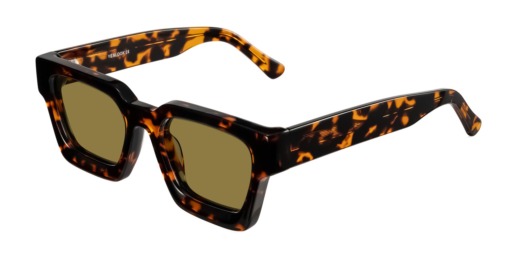 Angle of Powers in Tortoise with Brown Polarized Lenses
