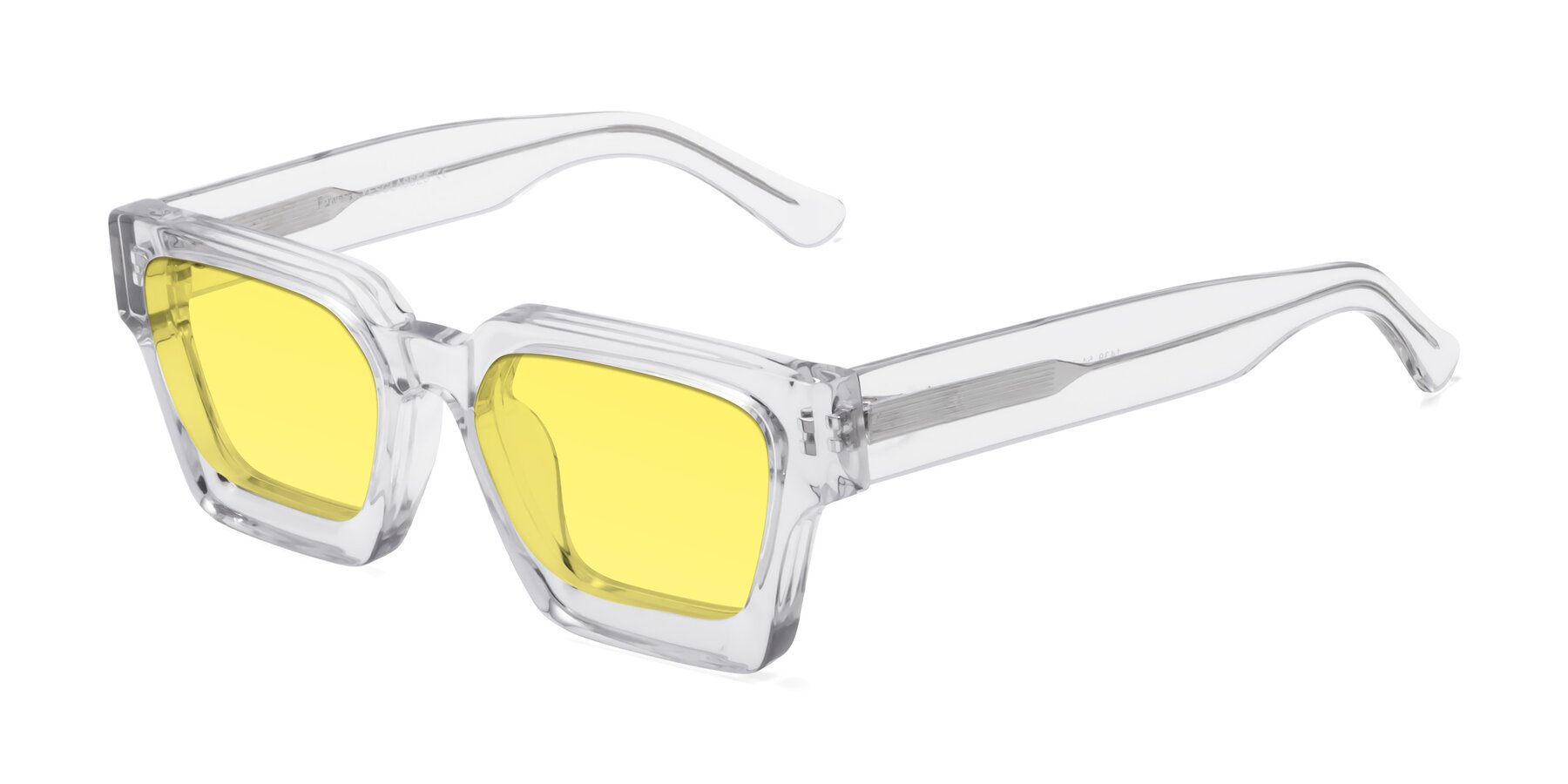 Angle of Powers in Clear with Medium Yellow Tinted Lenses
