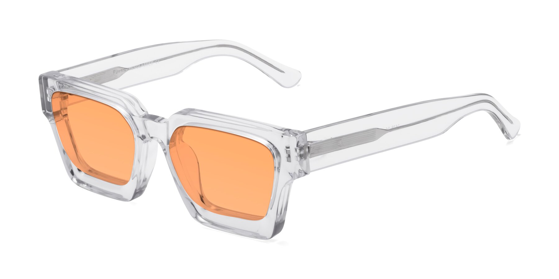 Angle of Powers in Clear with Medium Orange Tinted Lenses