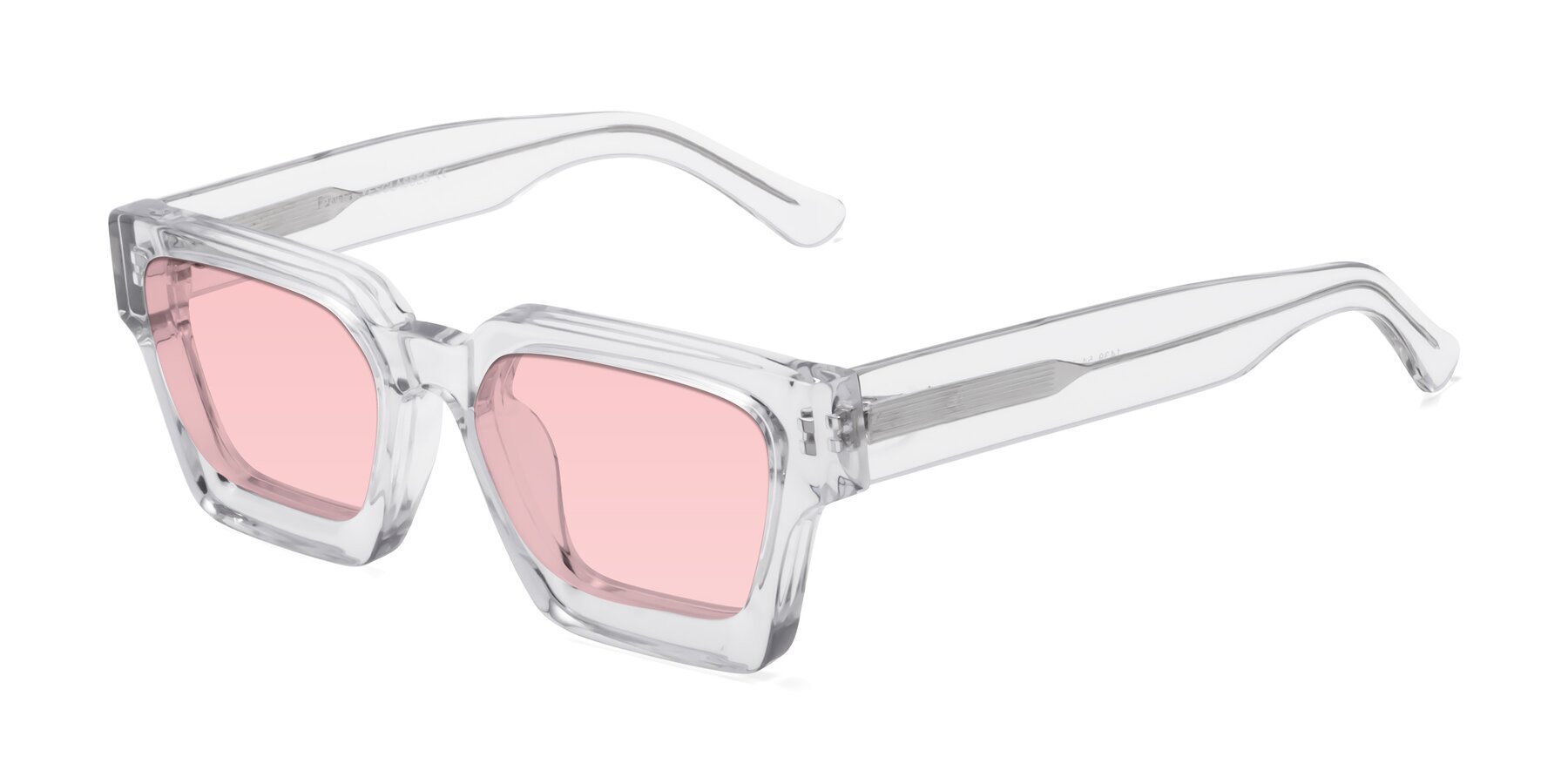 Angle of Powers in Clear with Light Garnet Tinted Lenses