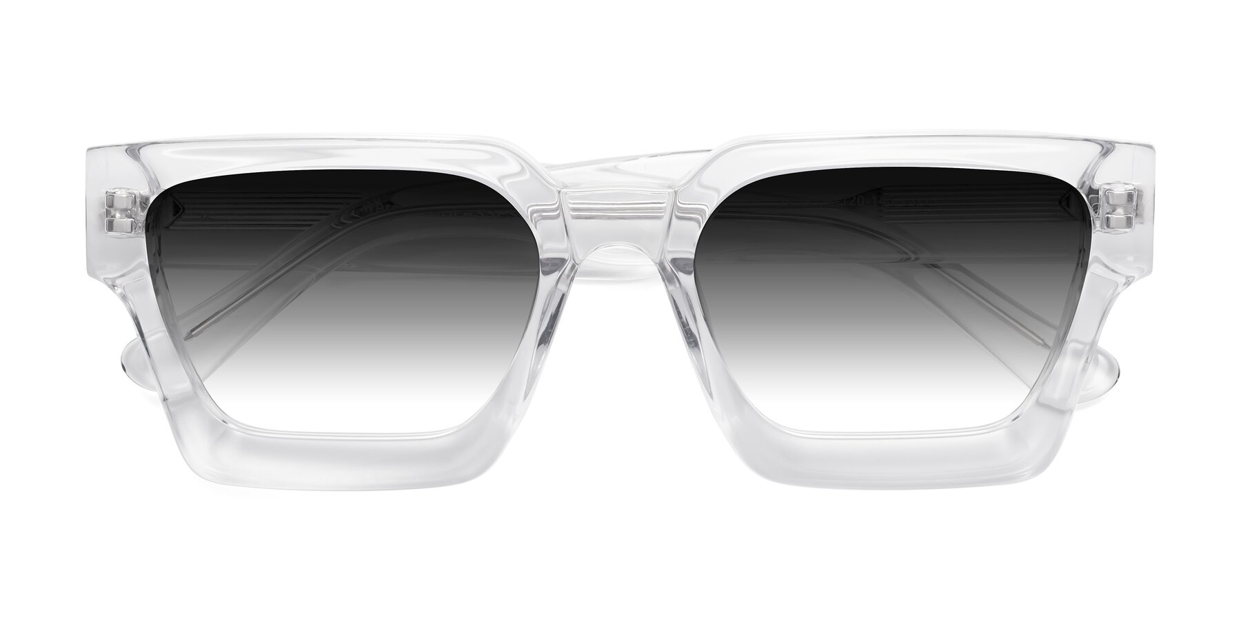 Folded Front of Powers in Clear with Gray Gradient Lenses