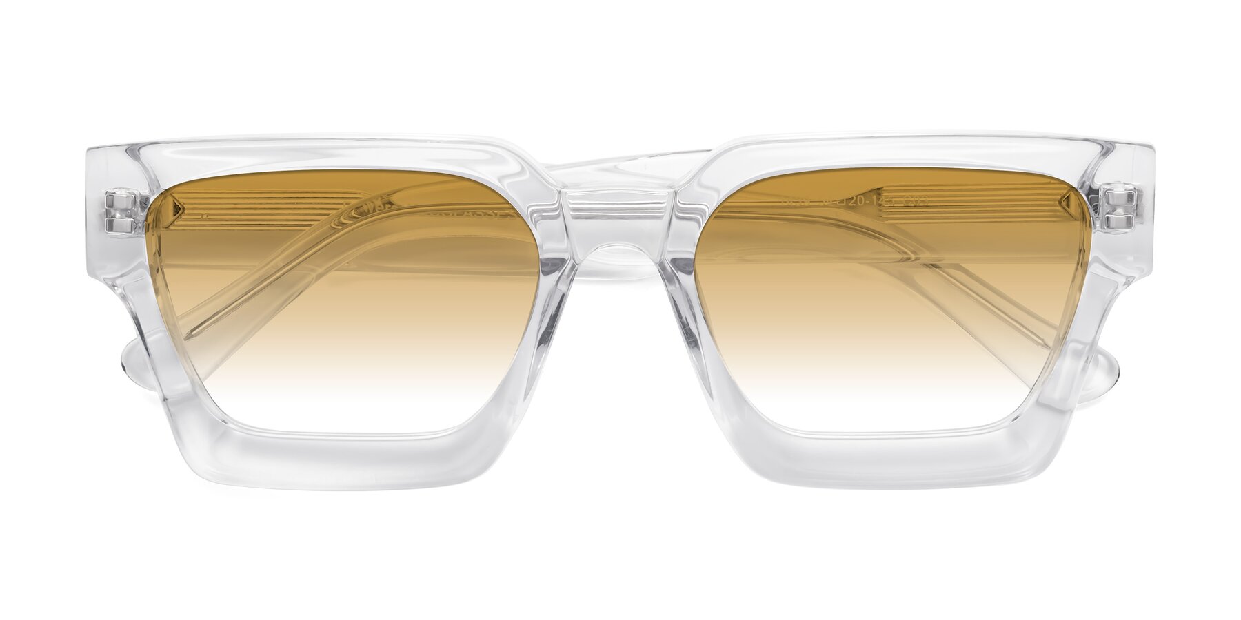 Folded Front of Powers in Clear with Champagne Gradient Lenses
