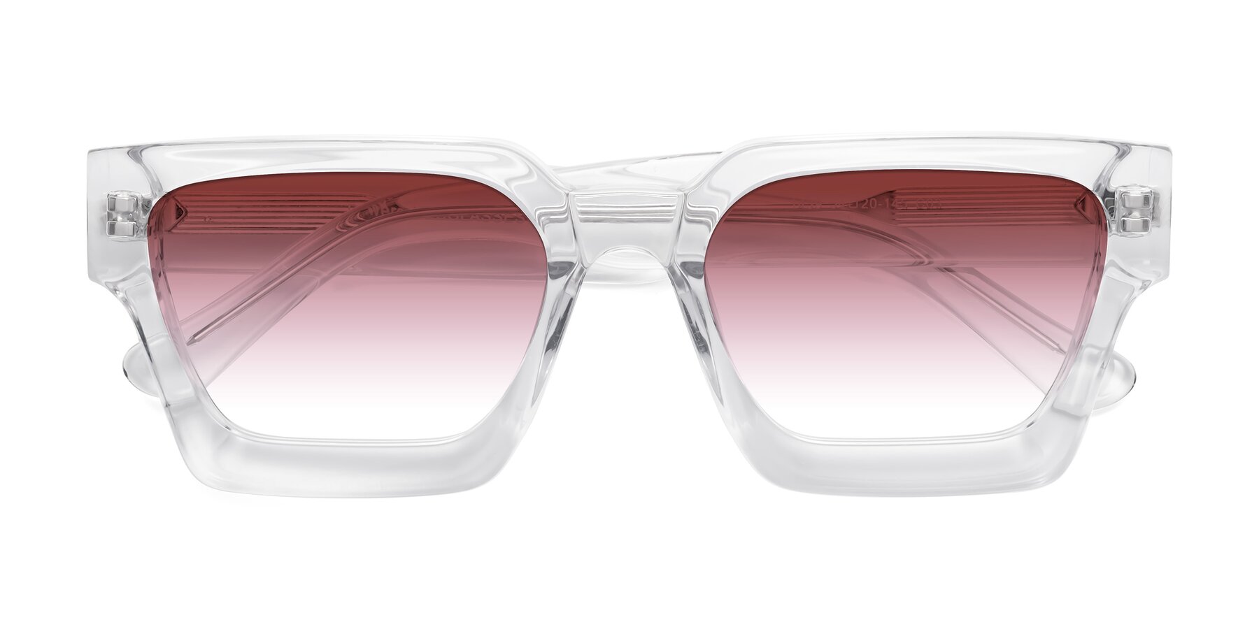 Folded Front of Powers in Clear with Garnet Gradient Lenses