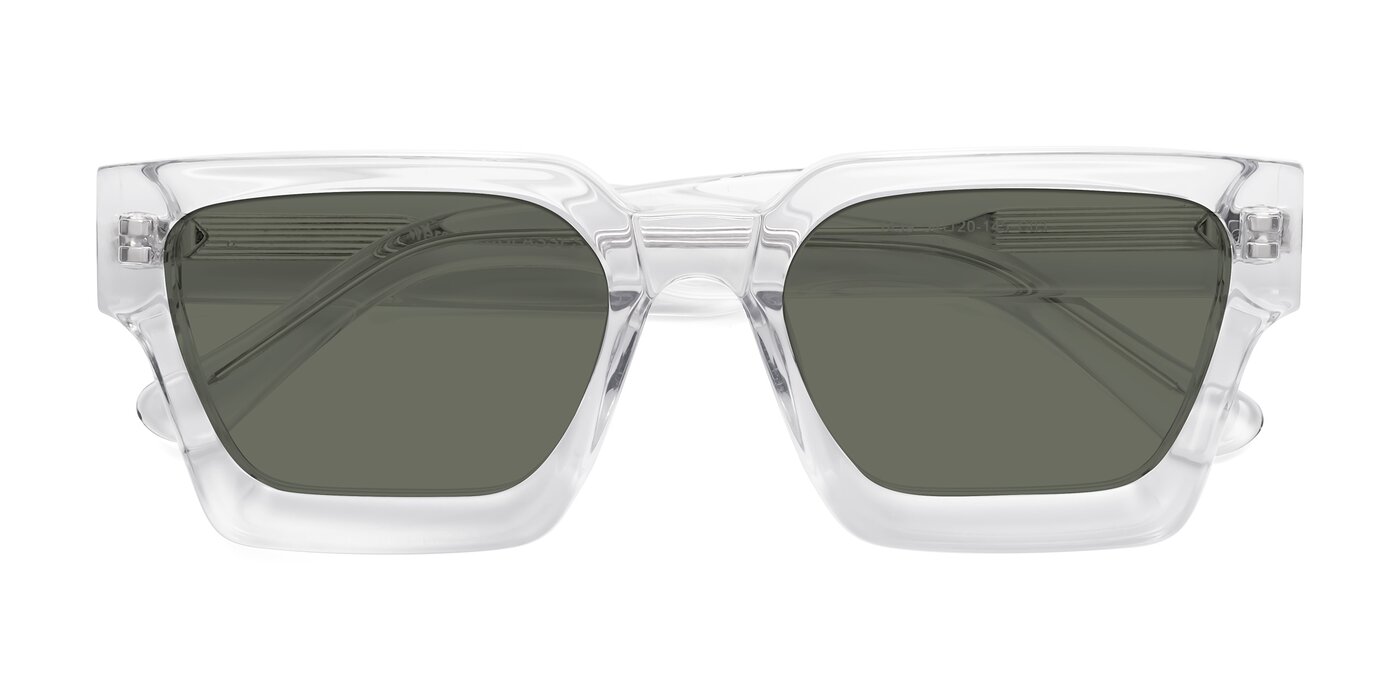 Powers - Clear Polarized Sunglasses