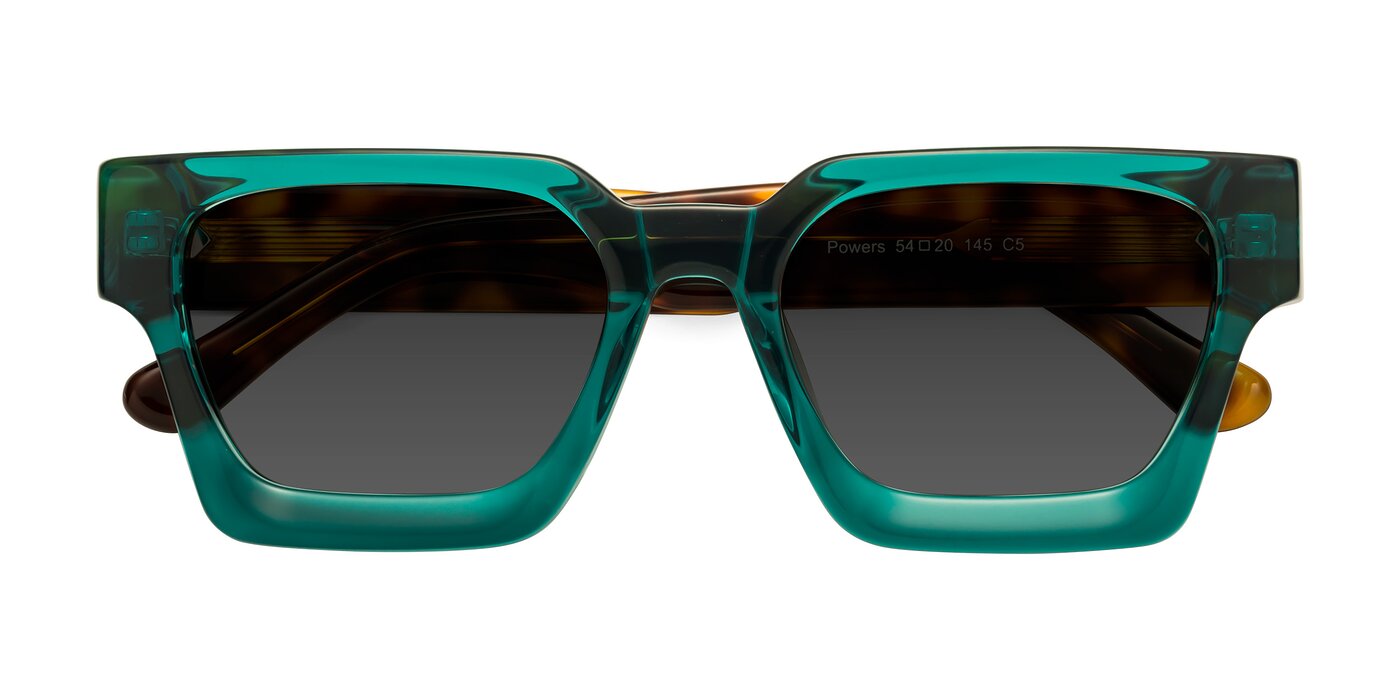 Powers - Green / Tortoise Tinted Sunglasses