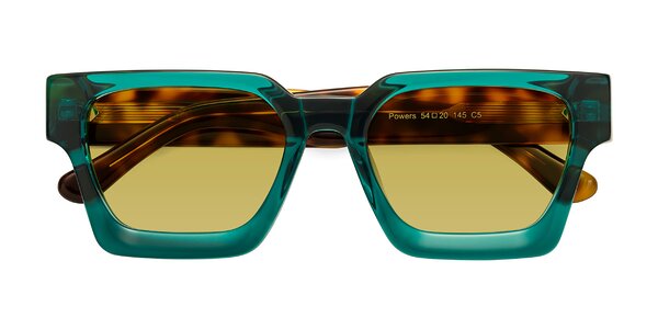 Front of Powers in Green / Tortoise