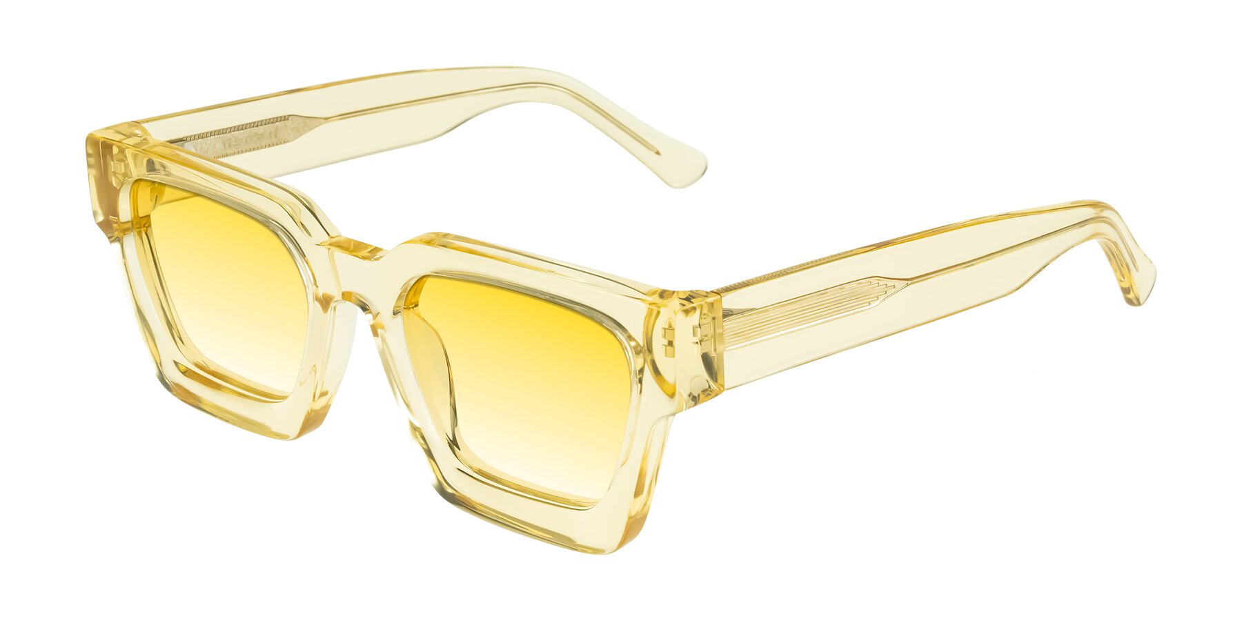 Angle of Powers in Light Yellow with Yellow Gradient Lenses