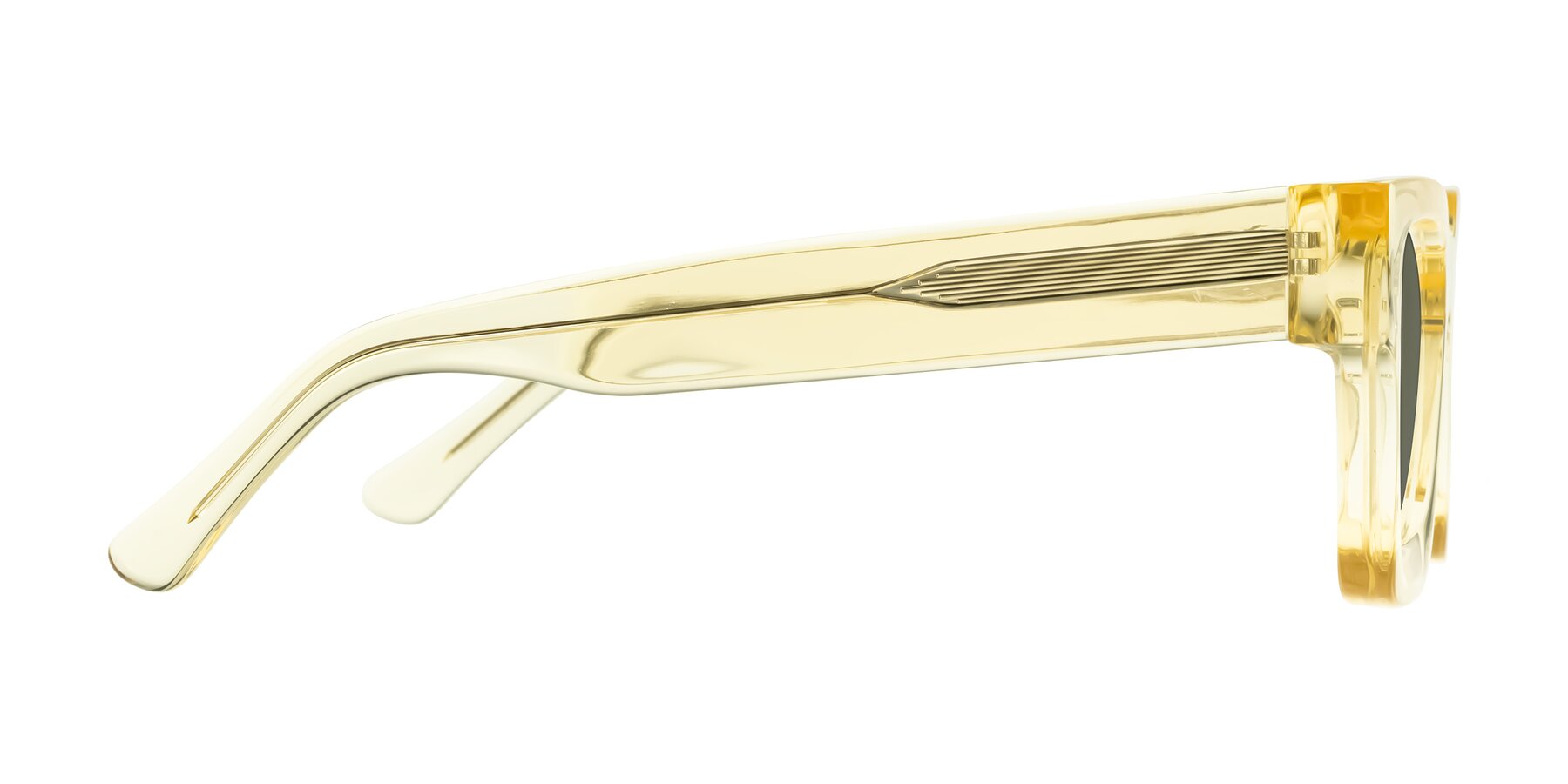 Side of Powers in Light Yellow with Gray Polarized Lenses