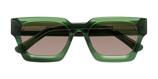 Front of Powers in Jade Green