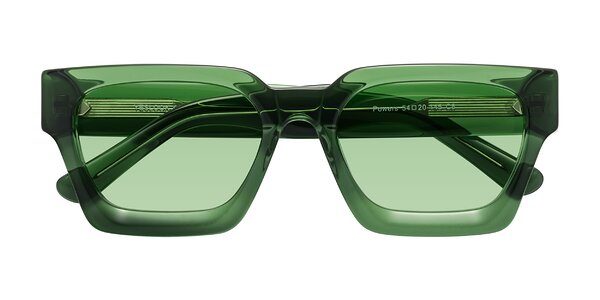 Front of Powers in Jade Green