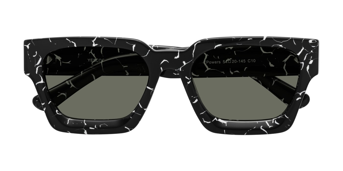 Powers - Black Marble Polarized Sunglasses