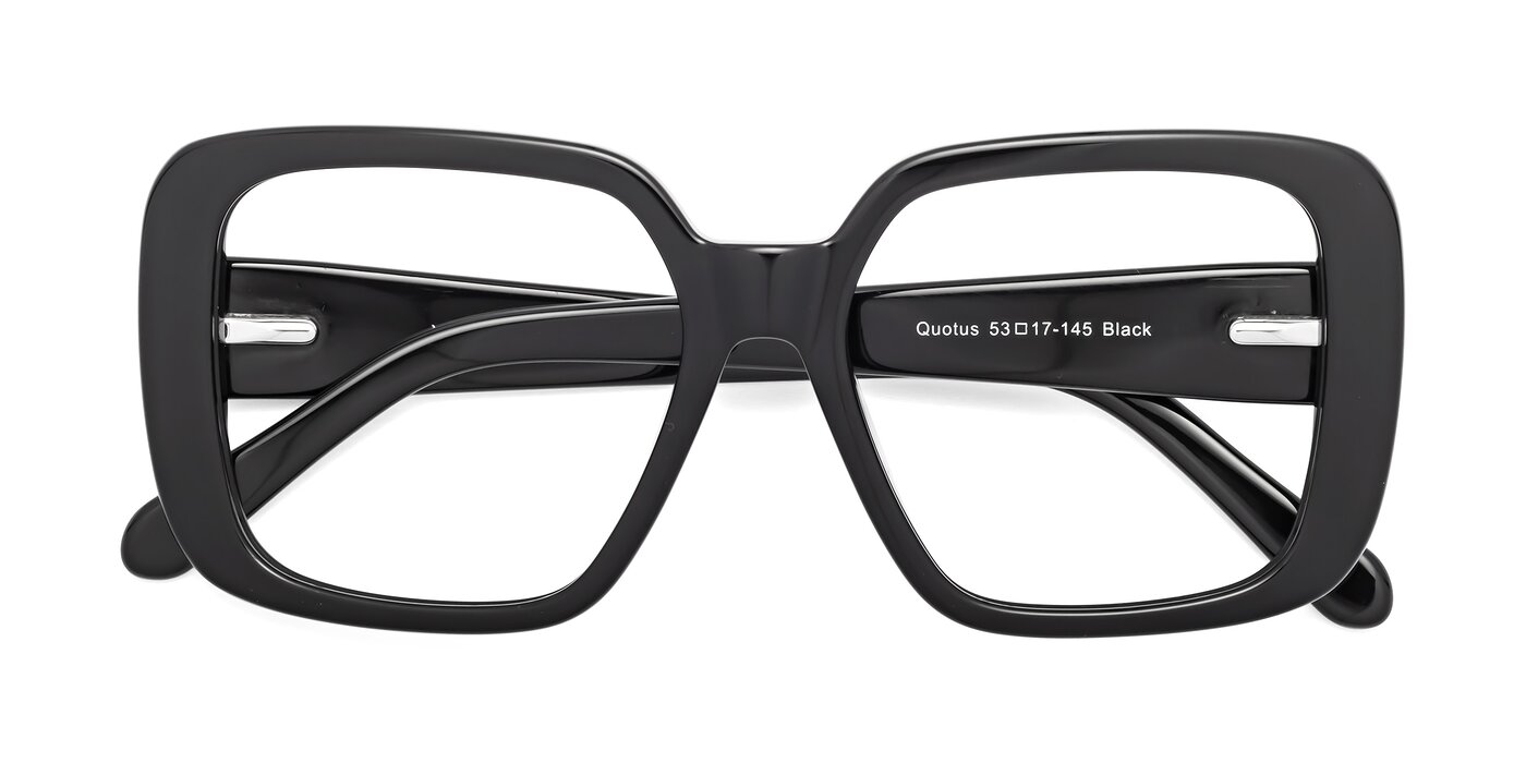 Quotus - Black Eyeglasses