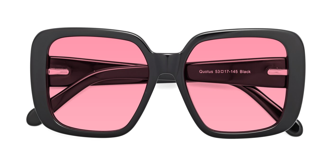 Quotus - Black Tinted Sunglasses