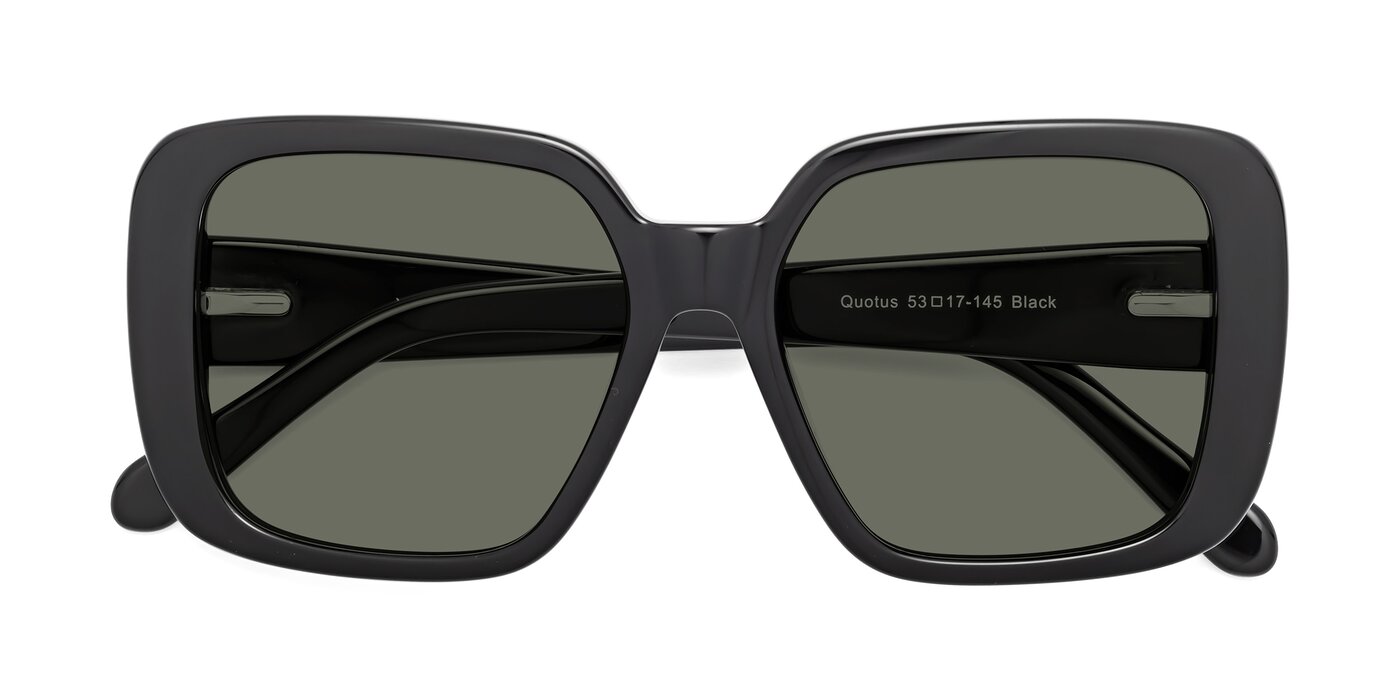 Quotus - Black Polarized Sunglasses