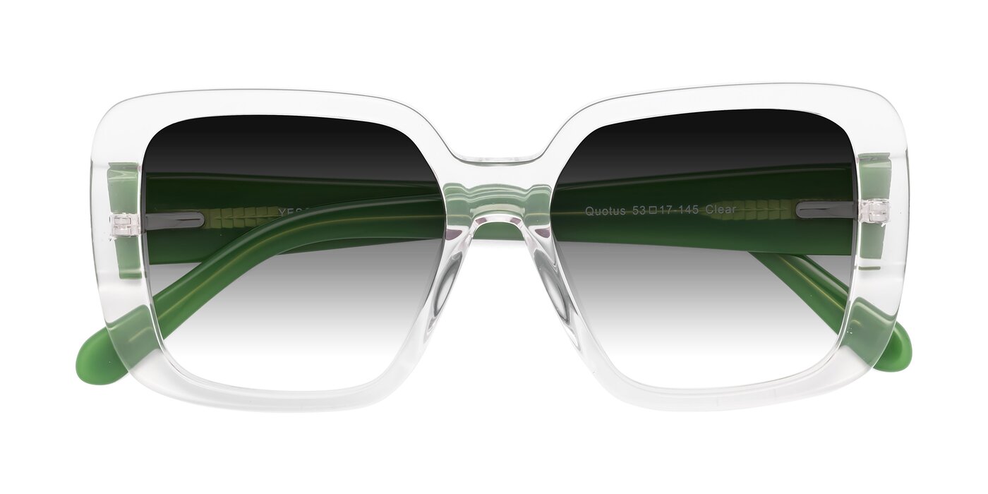 Quotus - Clear Gradient Sunglasses