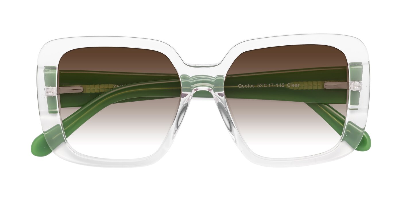 Quotus - Clear Gradient Sunglasses