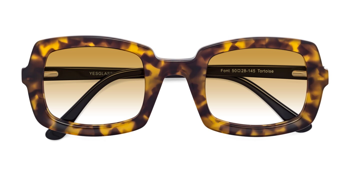 Font - Tortoise Gradient Sunglasses