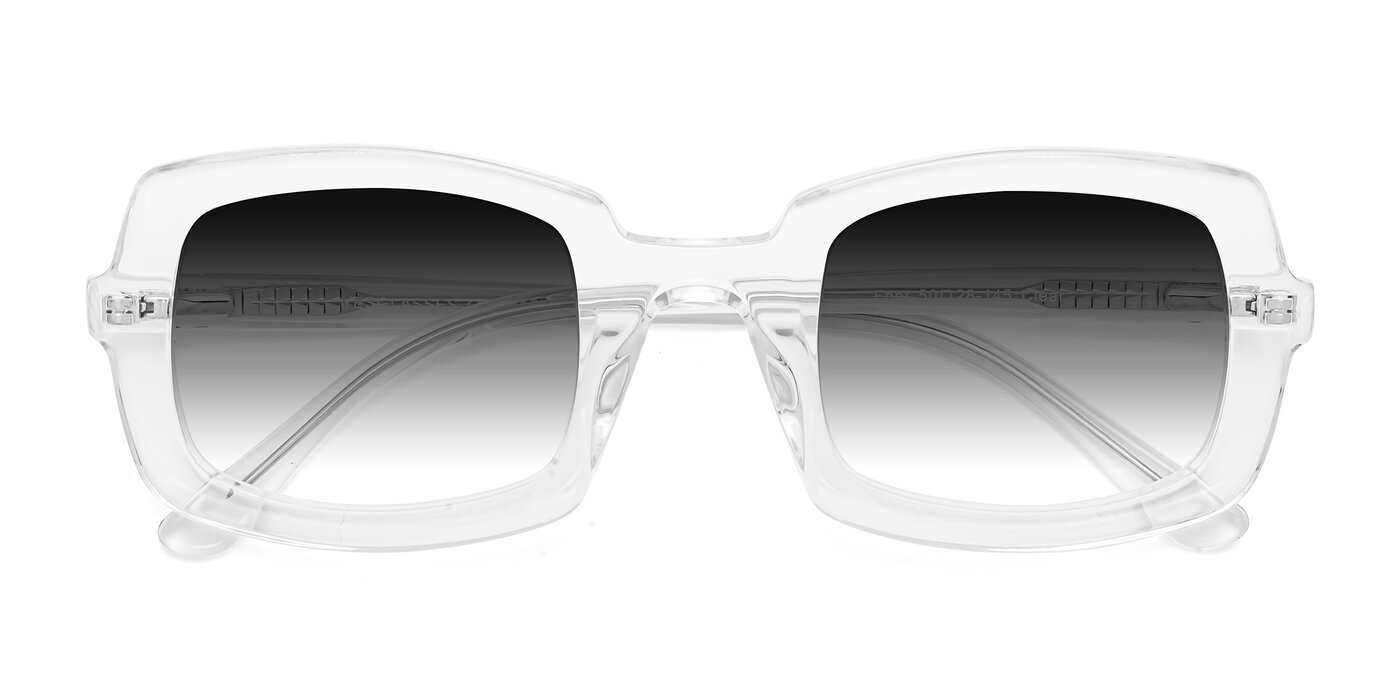 Font - Clear Gradient Sunglasses