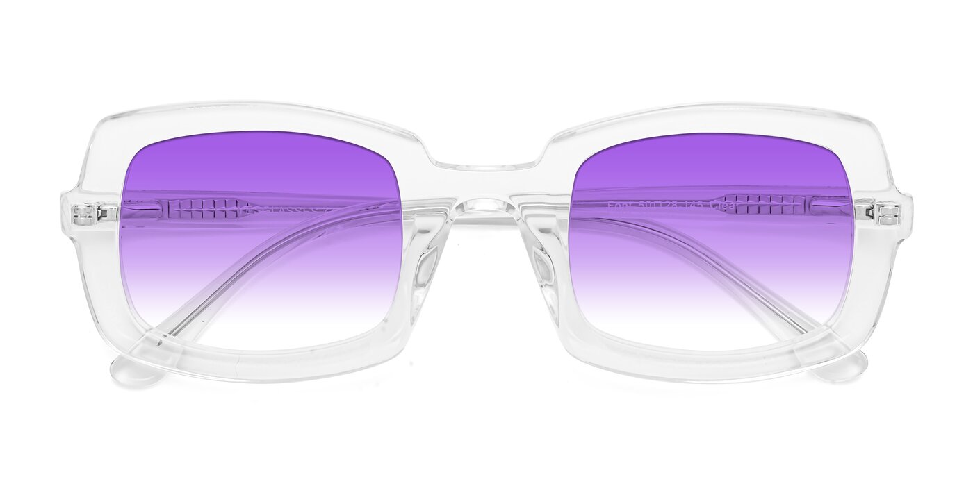 Font - Clear Gradient Sunglasses