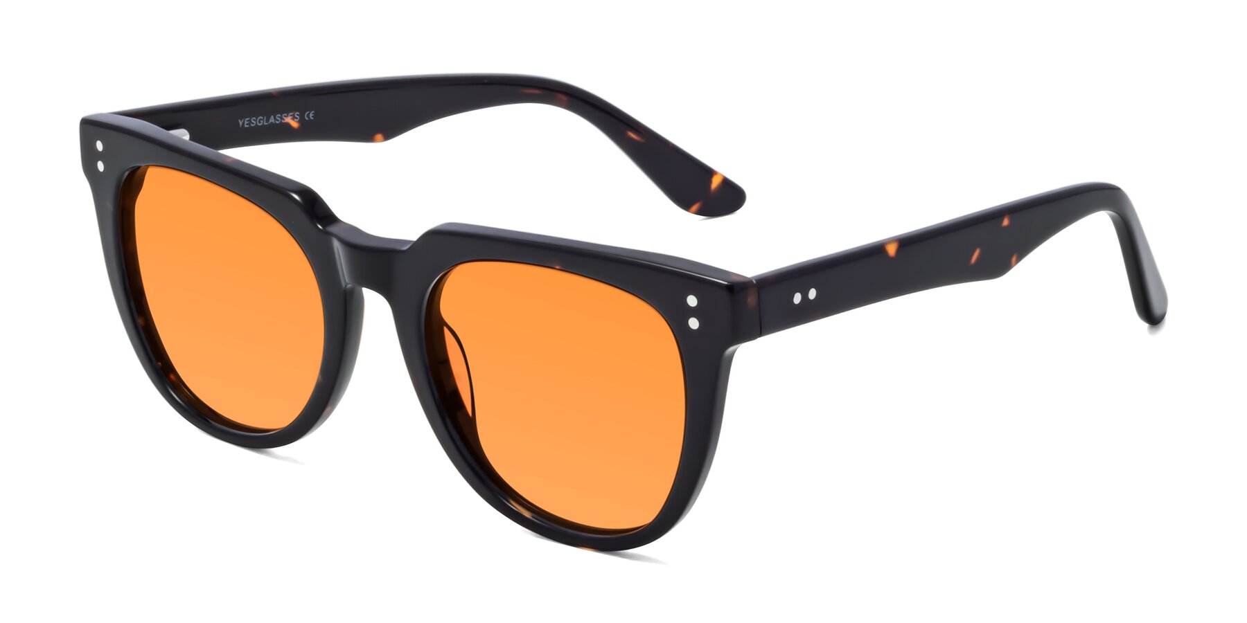 Angle of Graceful in Tortoise with Orange Tinted Lenses