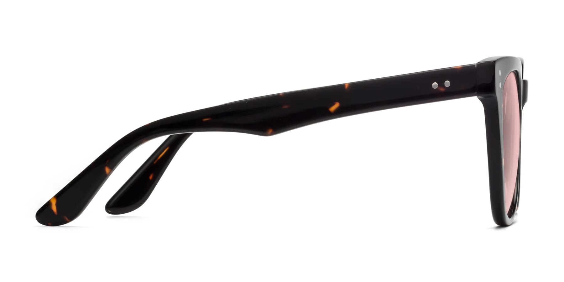 Side of Graceful in Tortoise with Light Garnet Tinted Lenses