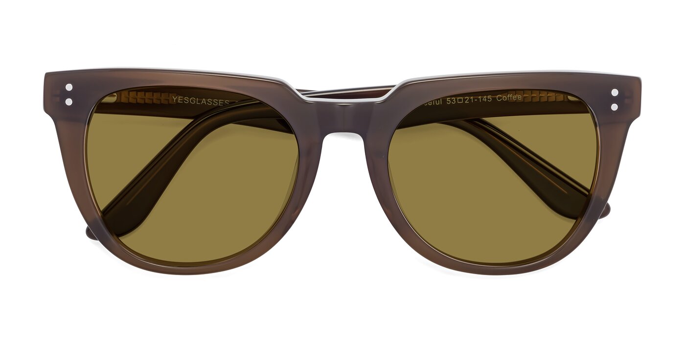 Graceful - Coffee Polarized Sunglasses