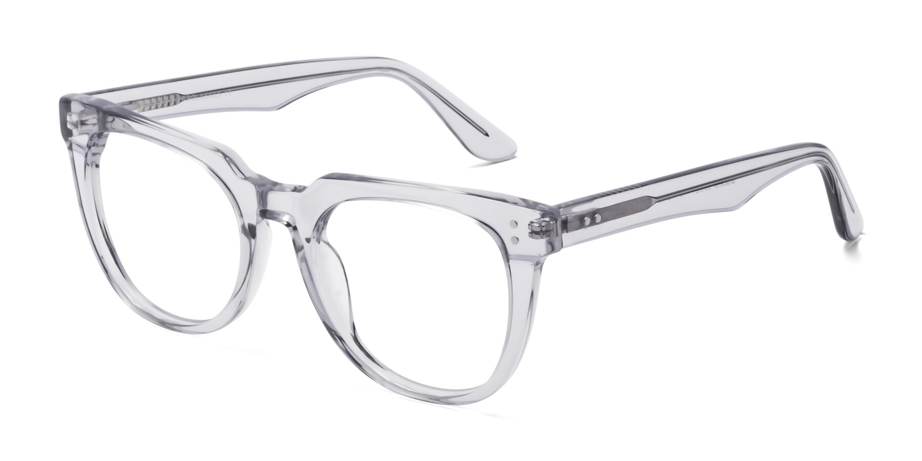 Angle of Graceful in Transprent Gray with Clear Eyeglass Lenses