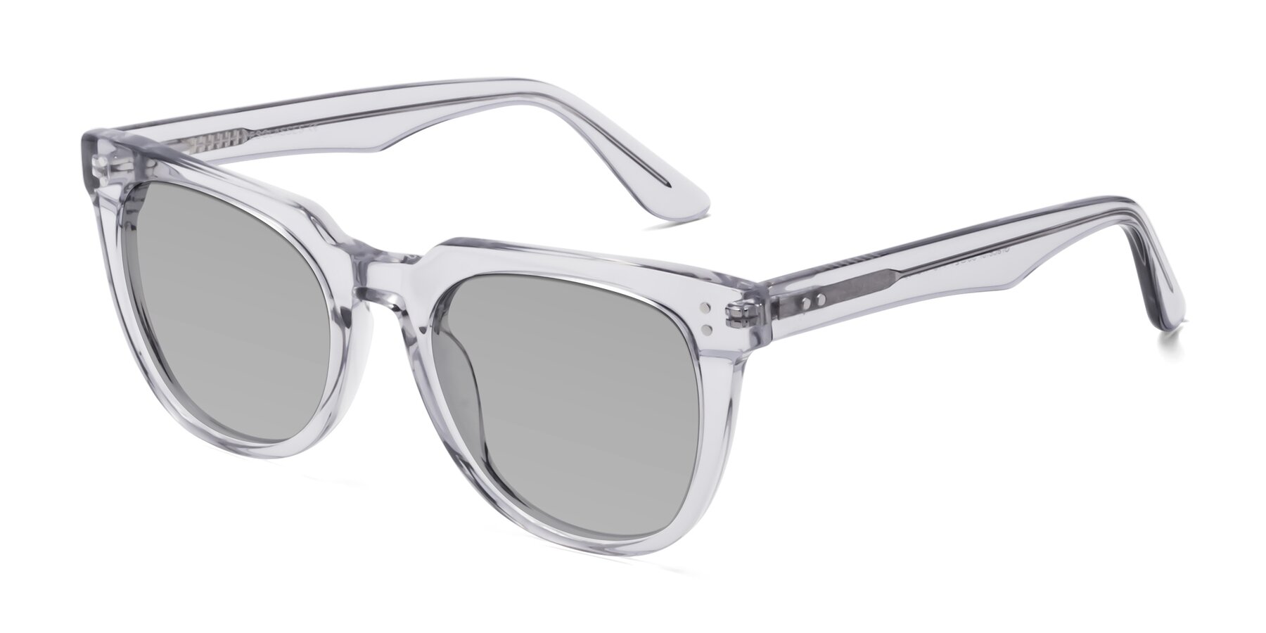 Angle of Graceful in Transprent Gray with Light Gray Tinted Lenses