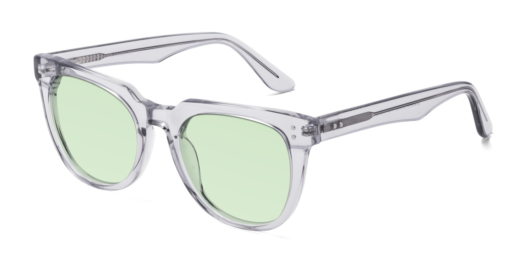 Angle of Graceful in Transprent Gray with Light Green Tinted Lenses
