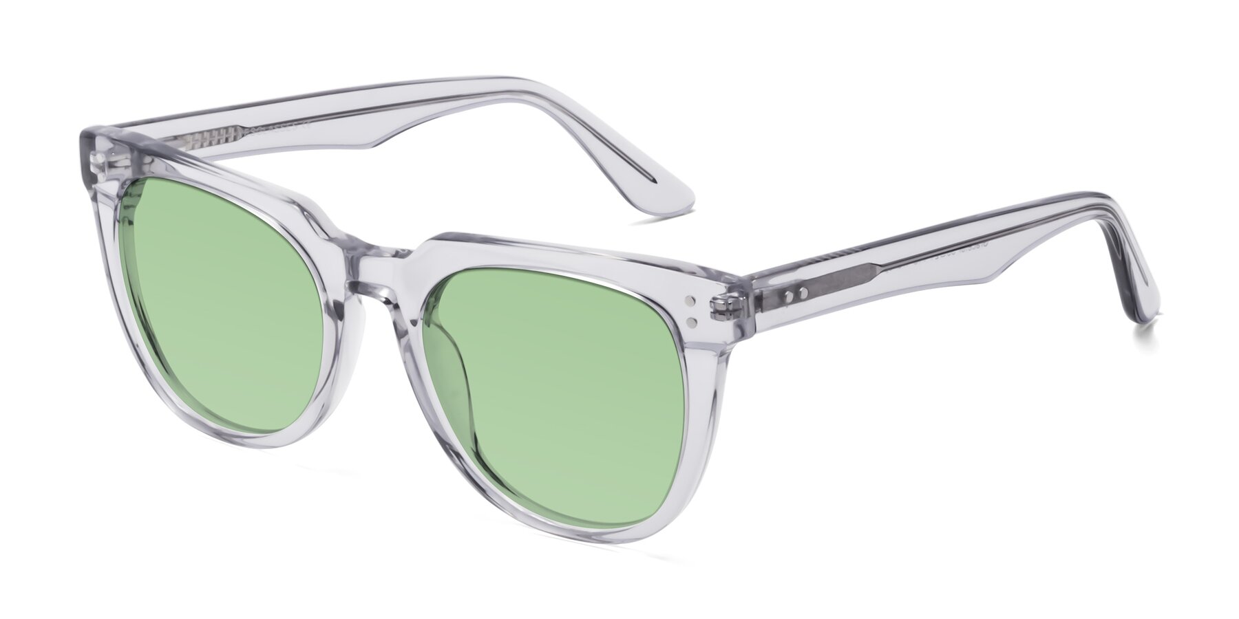 Angle of Graceful in Transprent Gray with Medium Green Tinted Lenses