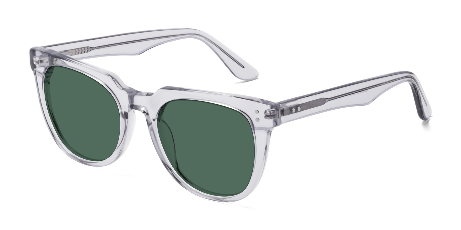 Angle of Graceful in Transprent Gray with Green Polarized Lenses