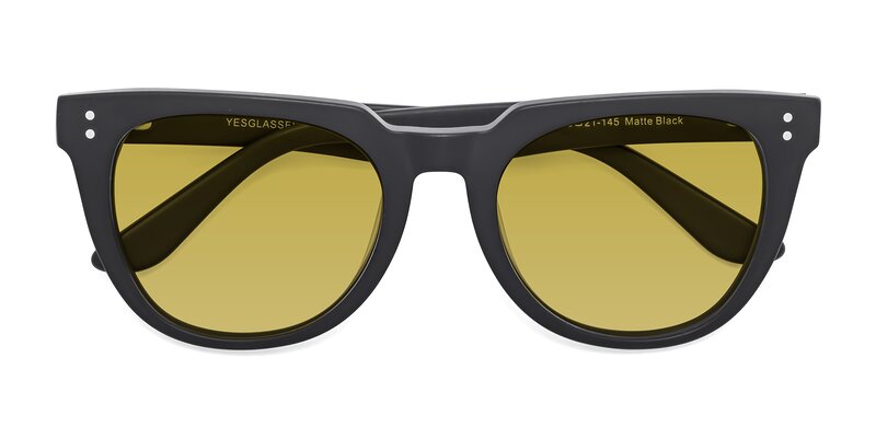 Graceful - Matte Black Tinted Sunglasses