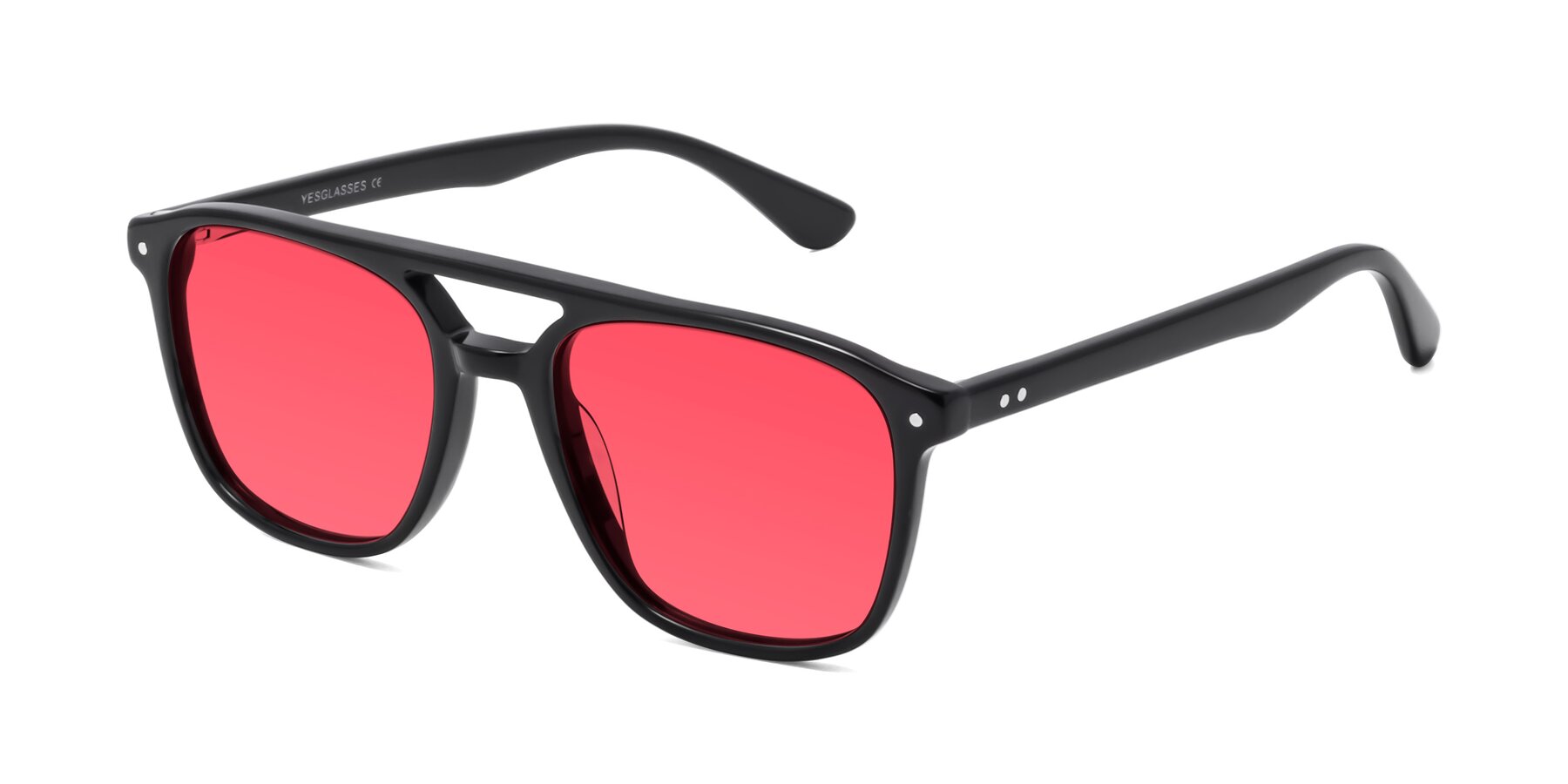 Angle of Quantum in Black with Red Tinted Lenses