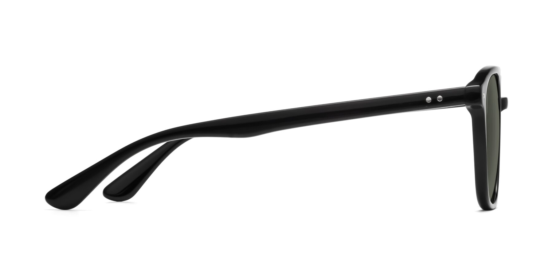 Side of Quantum in Black with Gray Polarized Lenses