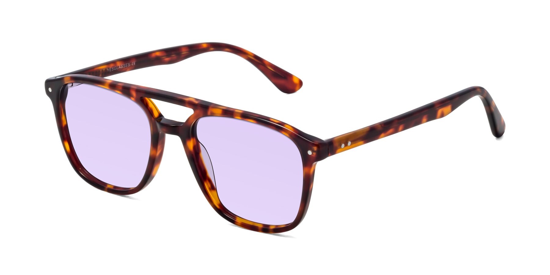 Angle of Quantum in Tortoise with Light Purple Tinted Lenses