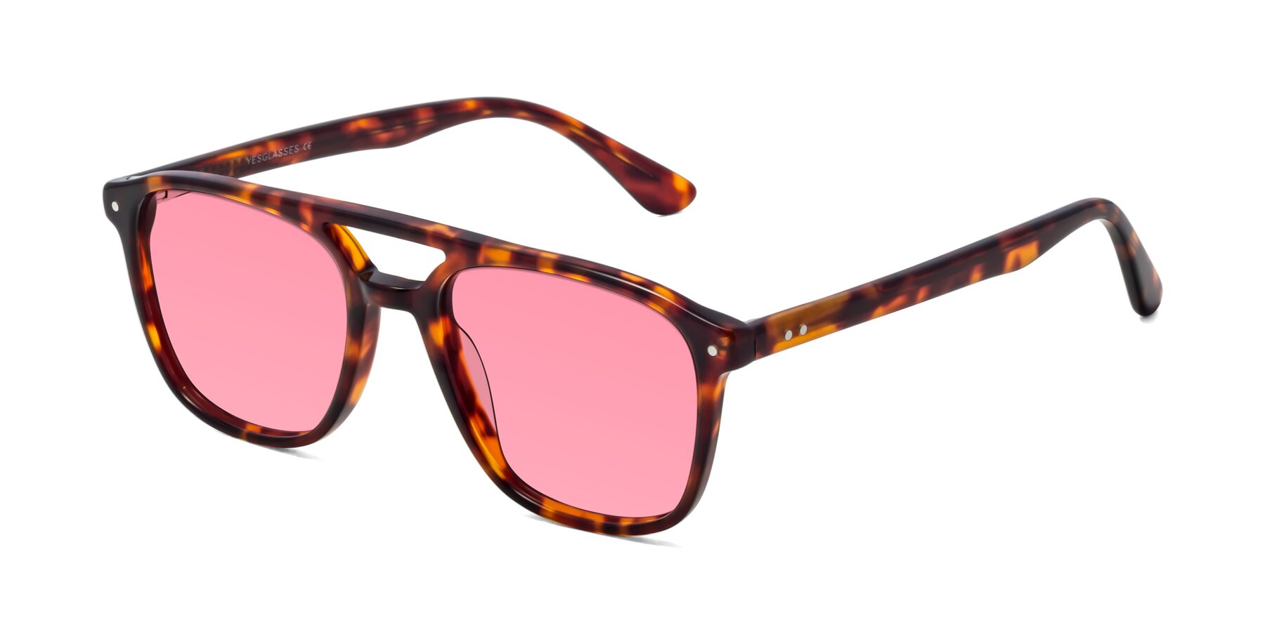 Angle of Quantum in Tortoise with Pink Tinted Lenses