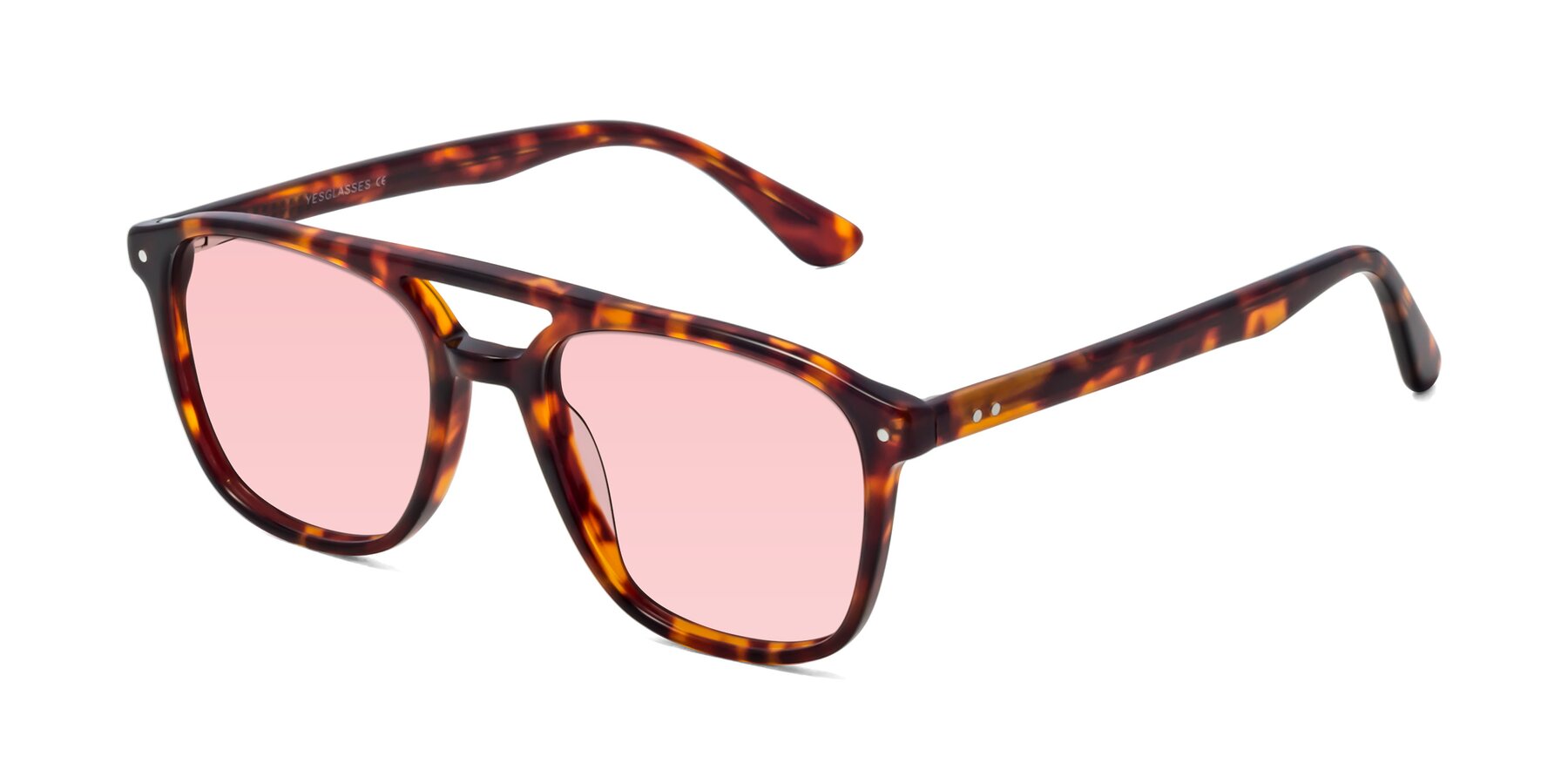 Angle of Quantum in Tortoise with Light Garnet Tinted Lenses