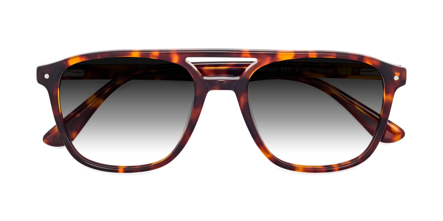 Folded Front of Quantum in Tortoise with Gray Gradient Lenses