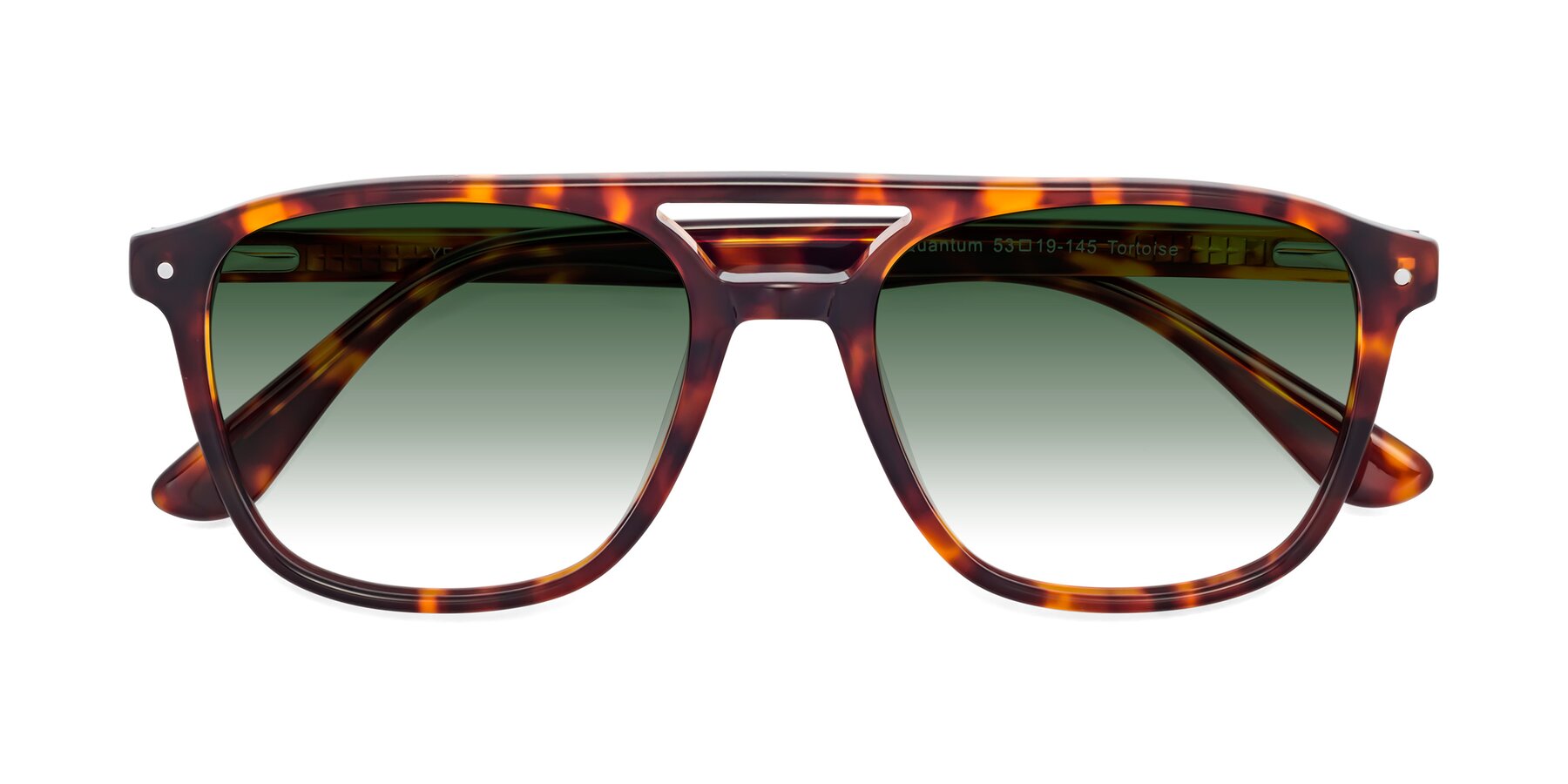 Folded Front of Quantum in Tortoise with Green Gradient Lenses