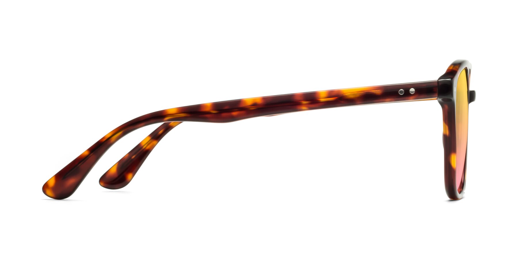 Side of Quantum in Tortoise with Yellow / Pink Gradient Lenses