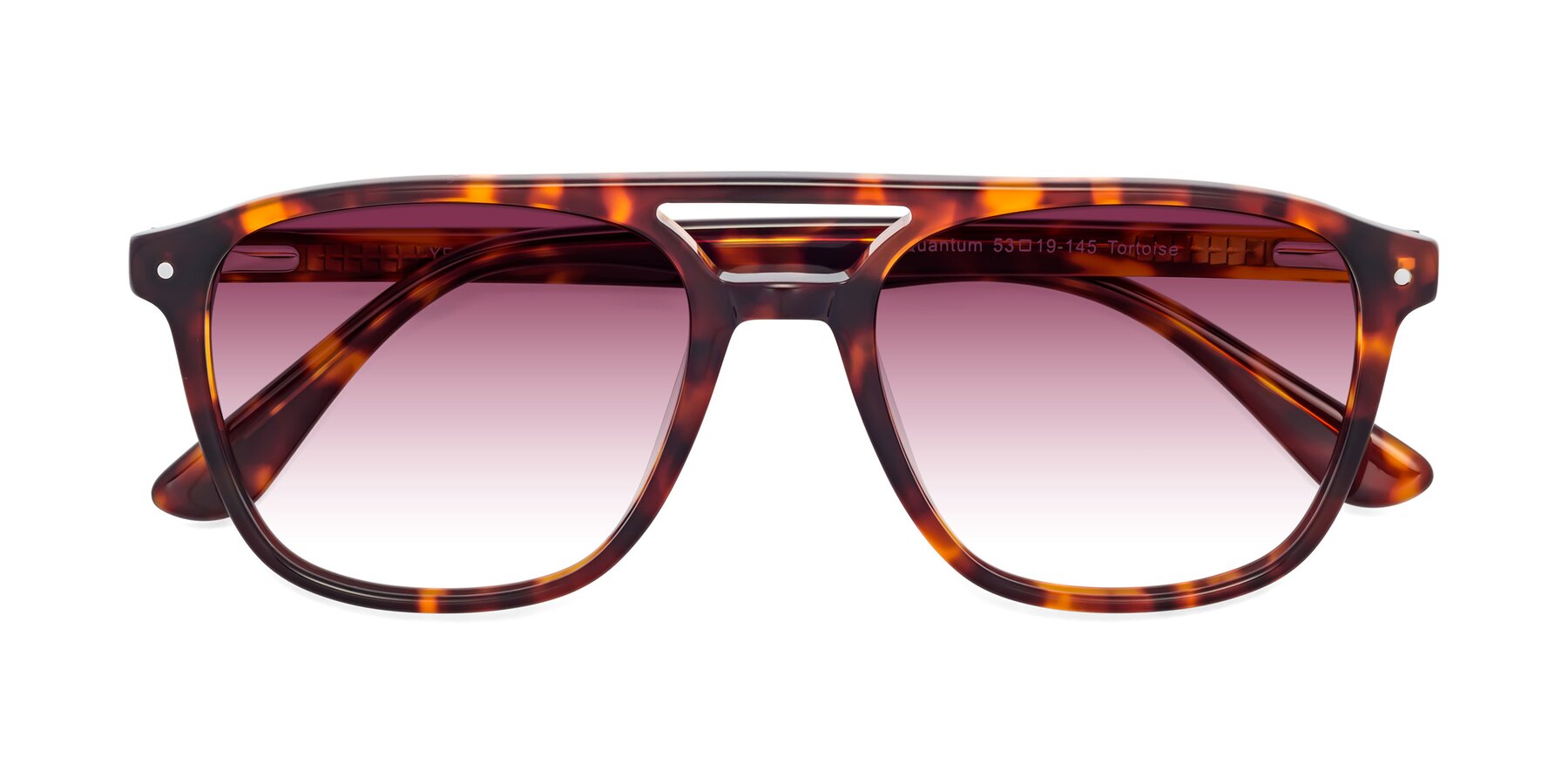 Folded Front of Quantum in Tortoise with Wine Gradient Lenses