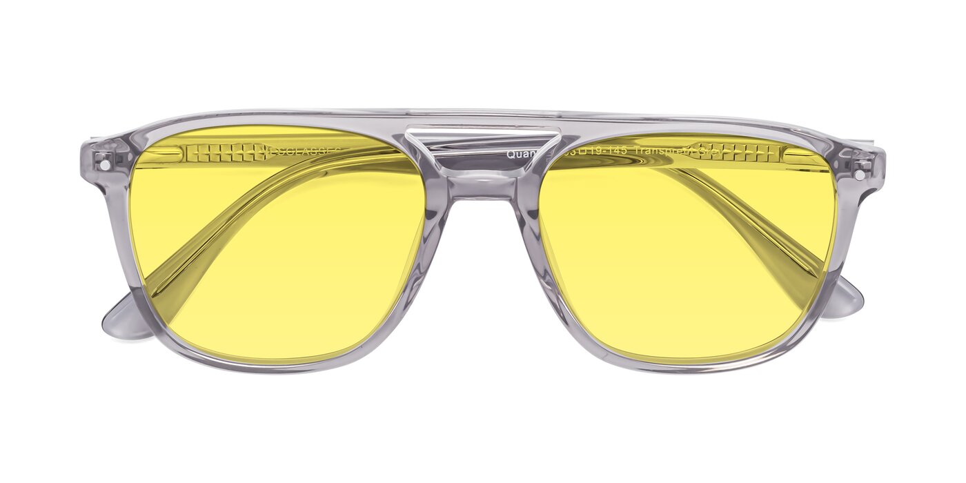 Quantum - Transprent Gray Tinted Sunglasses