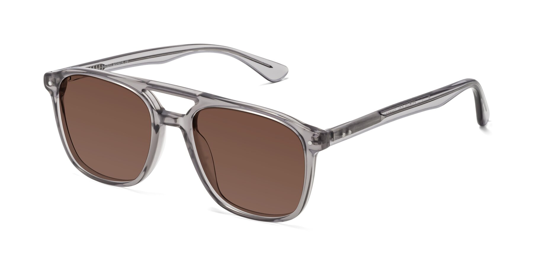 Angle of Quantum in Transprent Gray with Brown Tinted Lenses