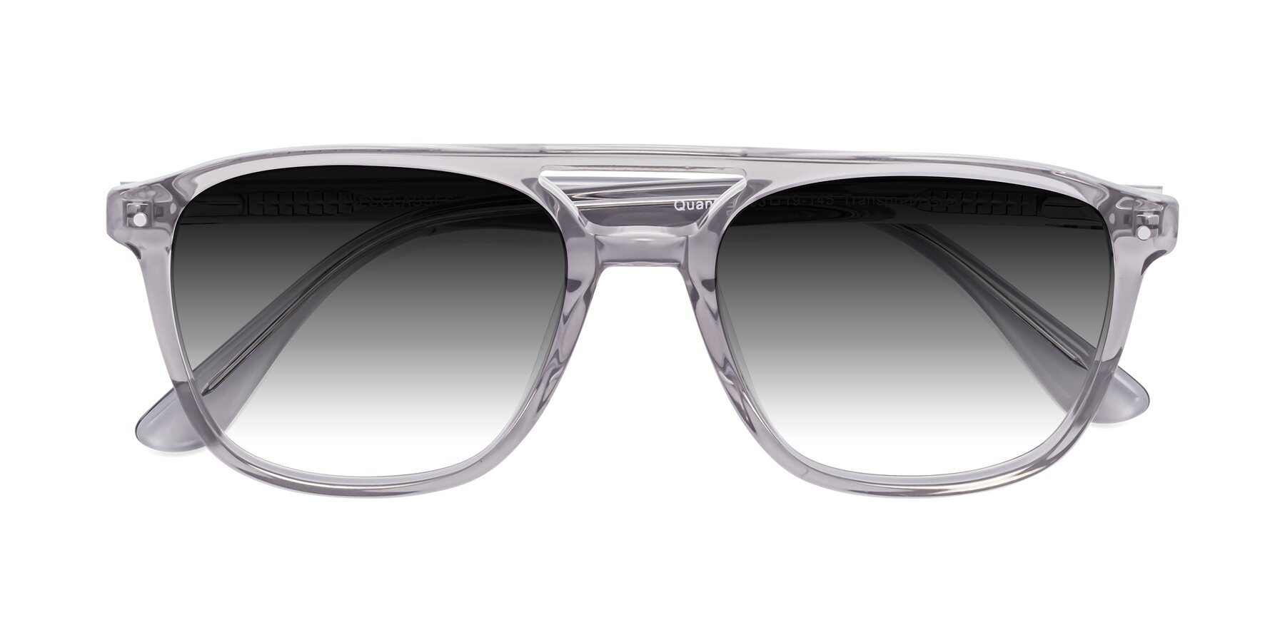 Folded Front of Quantum in Transprent Gray with Gray Gradient Lenses