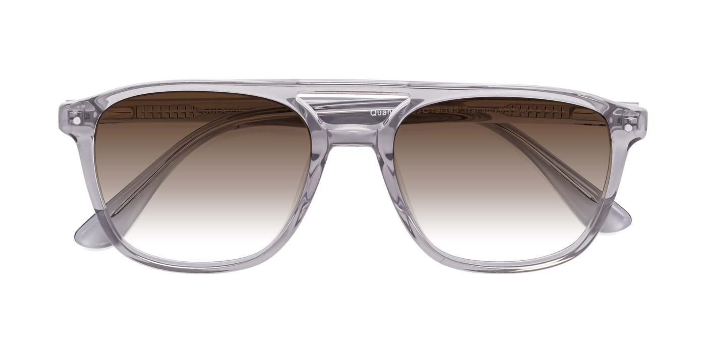 Quantum - Transprent Gray Gradient Sunglasses