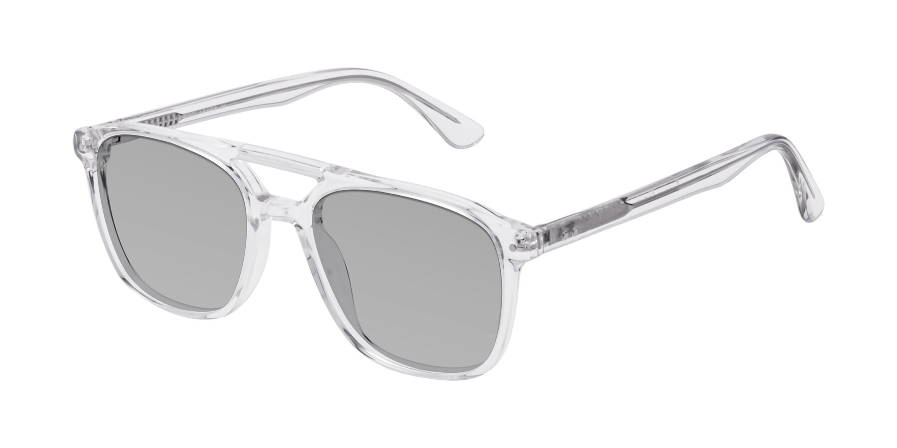 Angle of Quantum in Clear with Light Gray Tinted Lenses